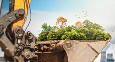 Explora la innovación en construcción sostenible con Excavacions Girona. Imagen que refleja eficiencia y respeto por el medio ambiente.